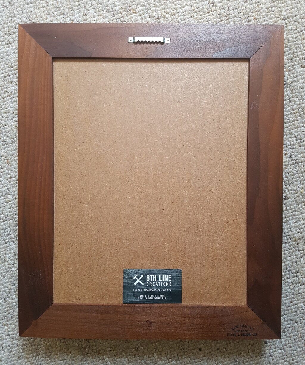 Dry Erase Board and Key Rack, Handcrafted Whiteboard, Home decor, Key Holder, Christmas Gift, Smoked Poplar 8th Line Creations