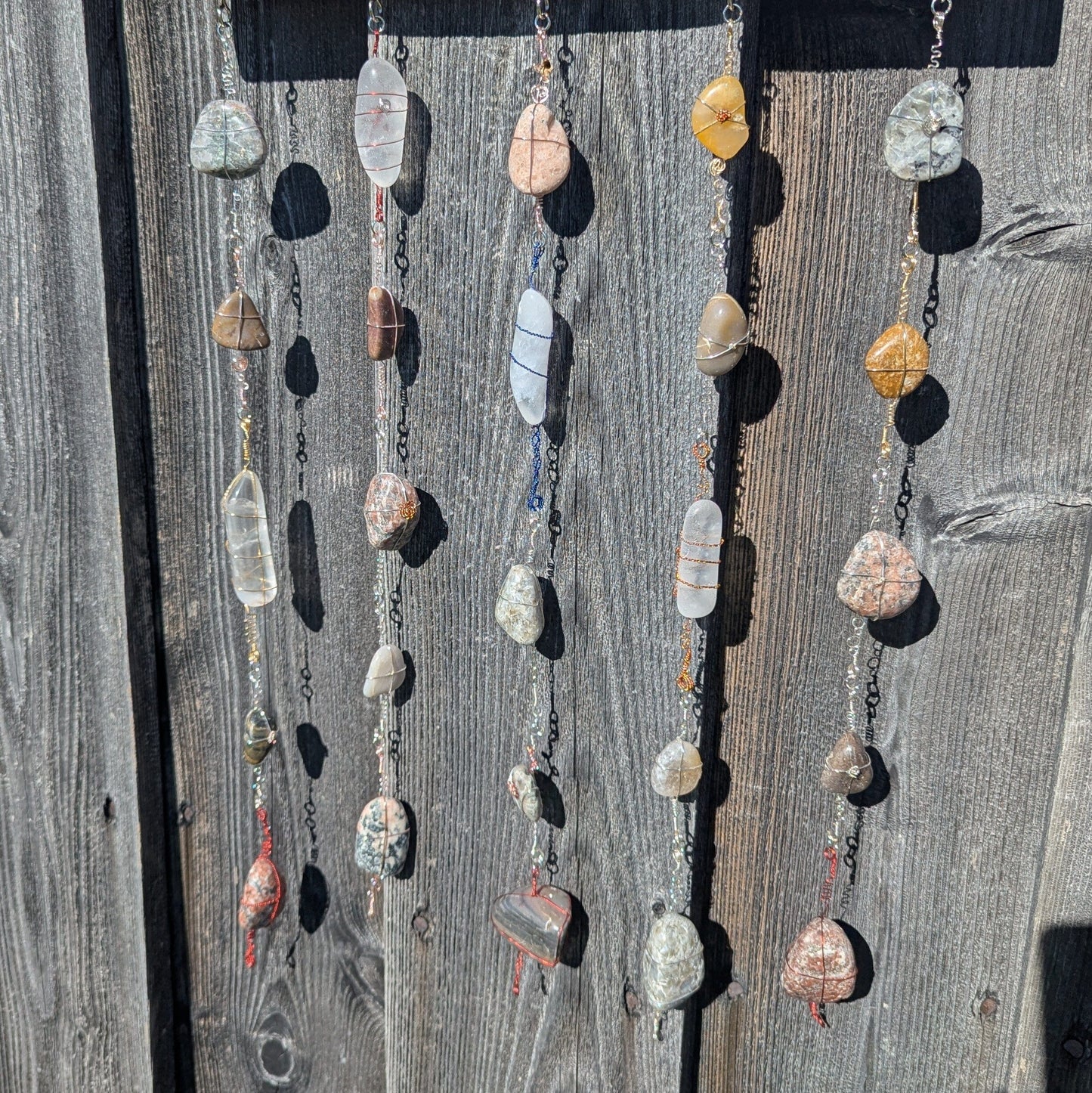 Rock Art Sun Catcher - Our Home Rock Art 8th Line Creations