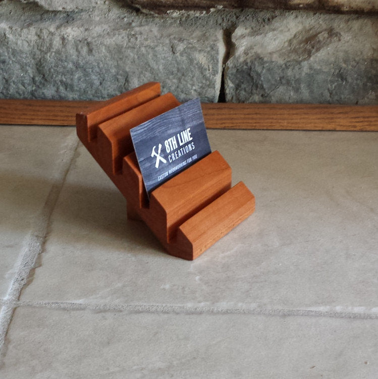 4 Card Cherry Business Card Holder Business Card Holders 8th Line Creations
