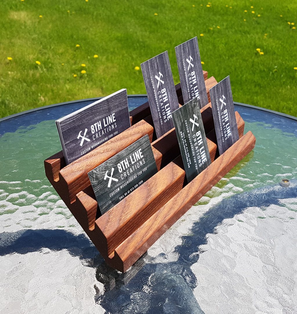 Cherry 12 Card Business Card Display Business Card Stands 8th Line Creations