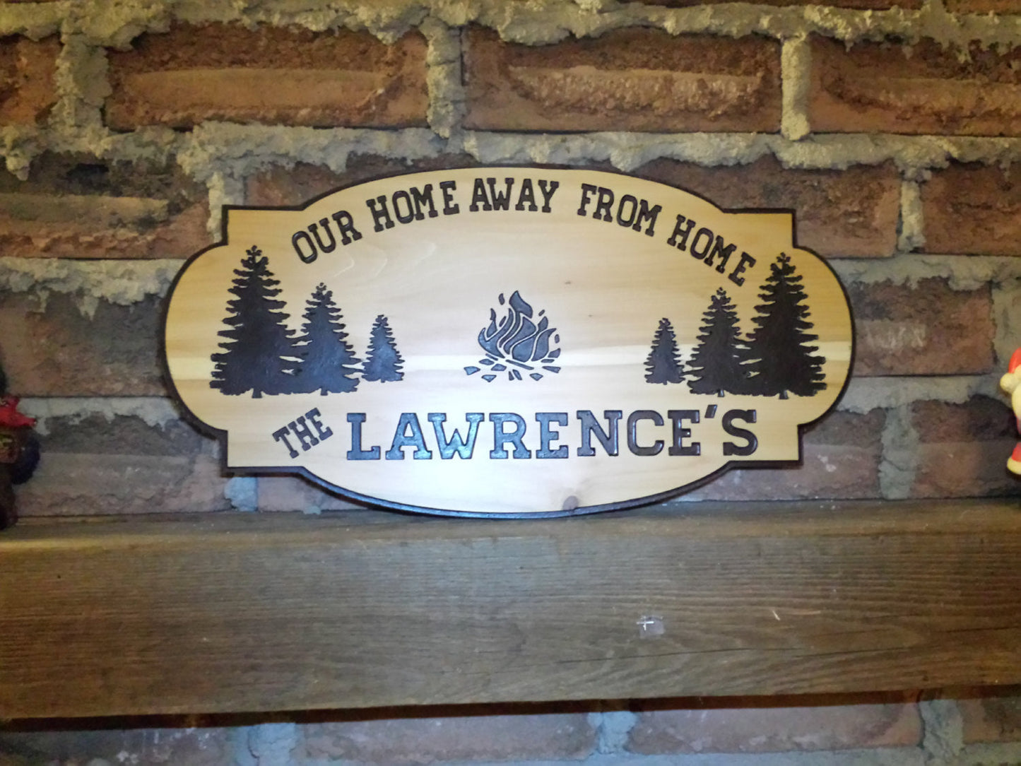 Custom Carved Wood signs, personalized signs, Trailer Signs, Father's Day gift, cedar signs, cottage signs, Outdoor signs, business signage Custom Carved Wood Signs 8th Line Creations