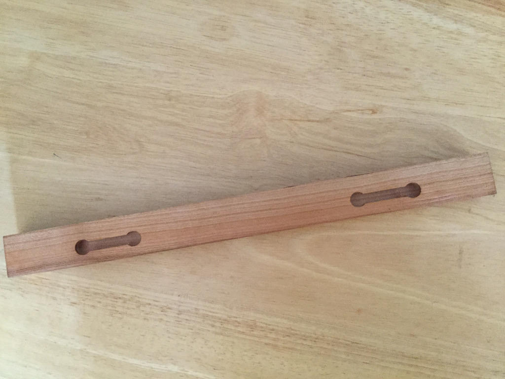 Magnetic Wall Mounted Key Holder - Cherry - 12" Magnetic Key Racks 8th Line Creations