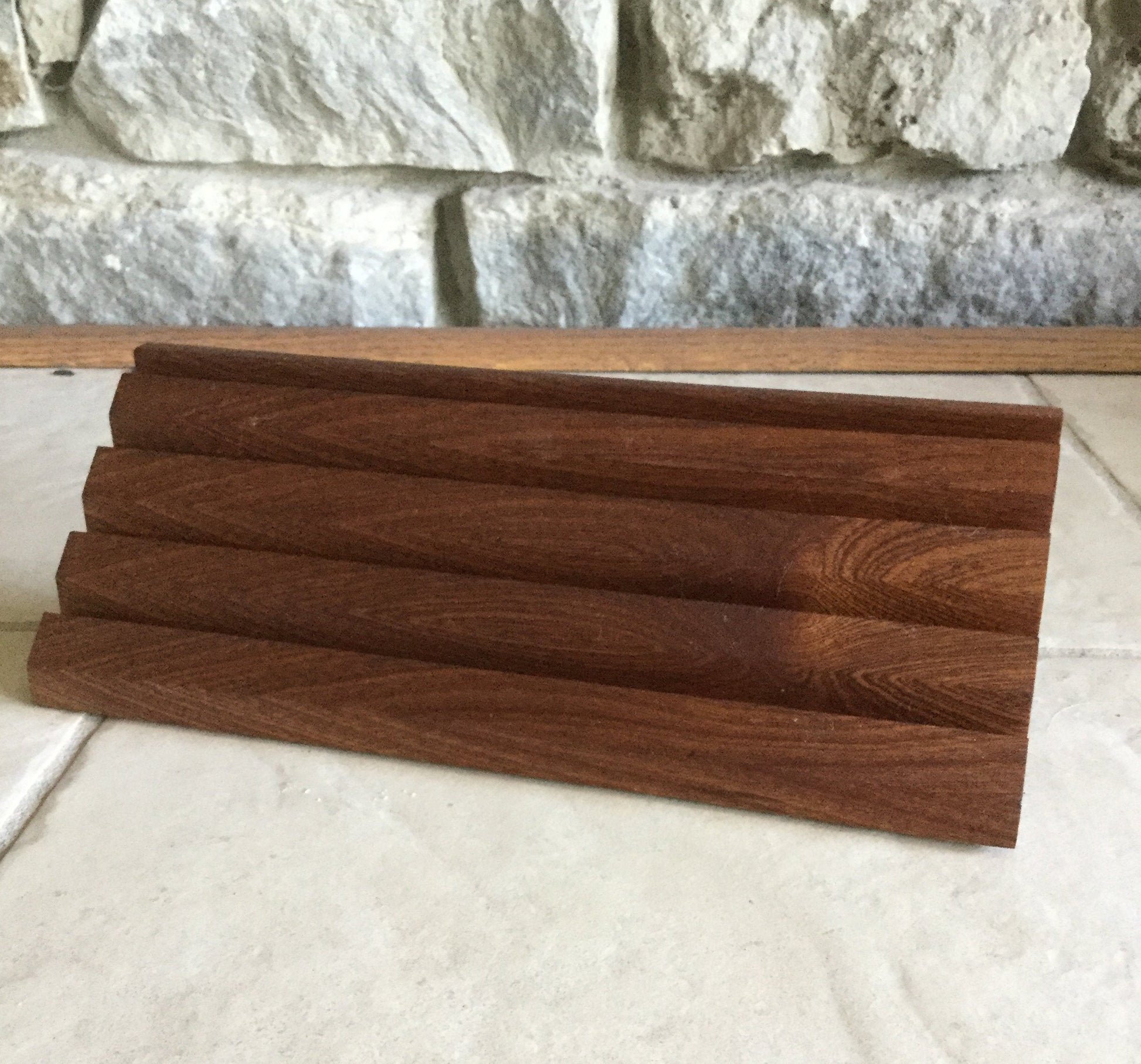 Multiple Business Card Holder - 12 Card - Mahogany Business Card Holders 8th Line Creations