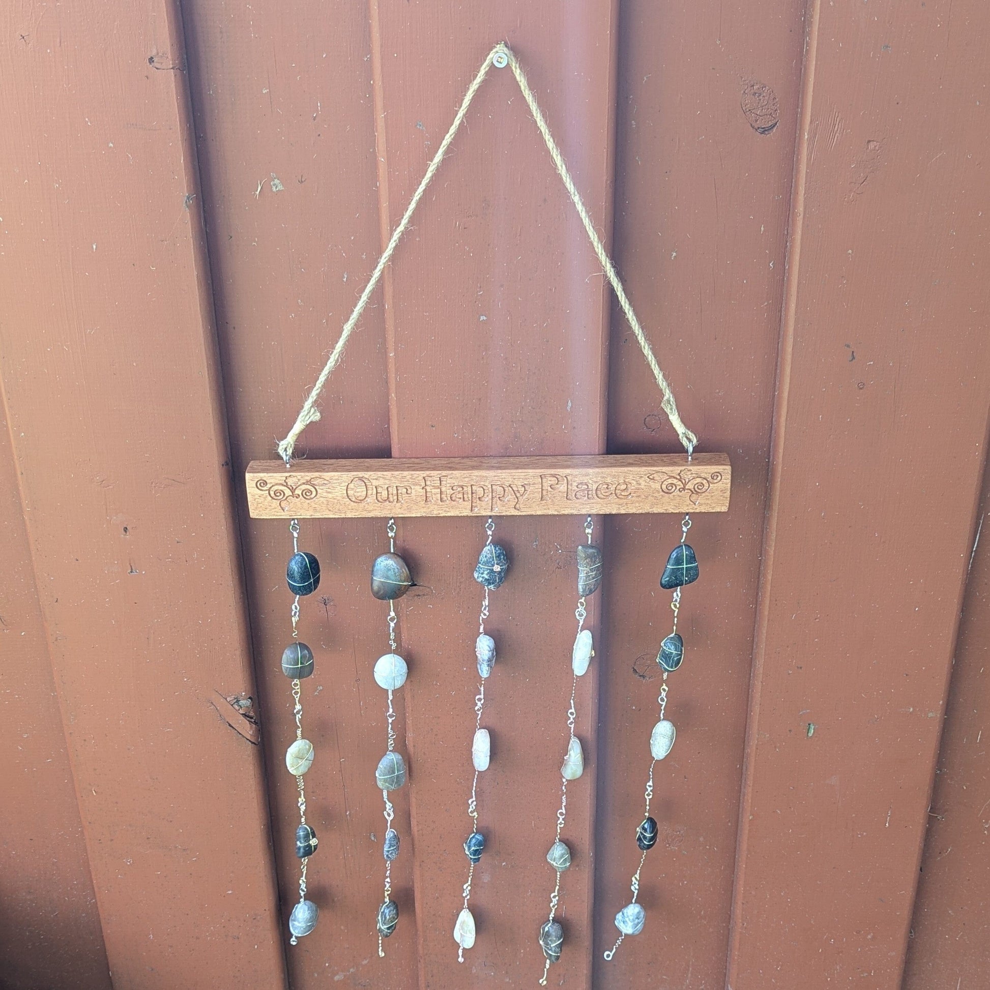 Rock art Sun catcher Rock art 8th Line Creations 