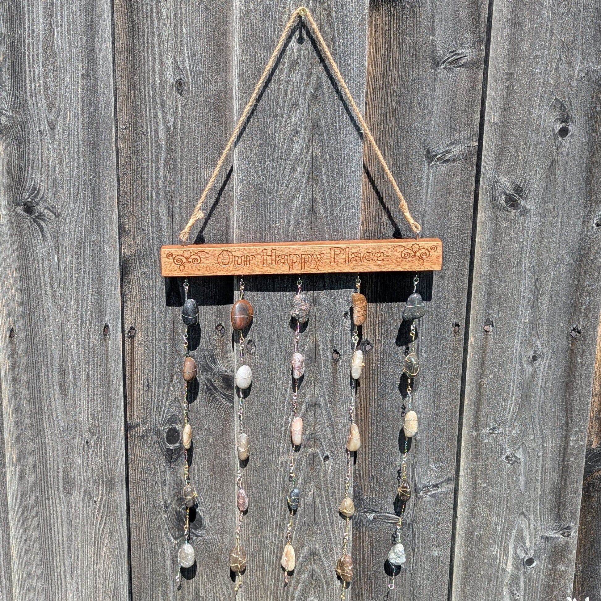 Rock art Sun catcher Rock art 8th Line Creations 