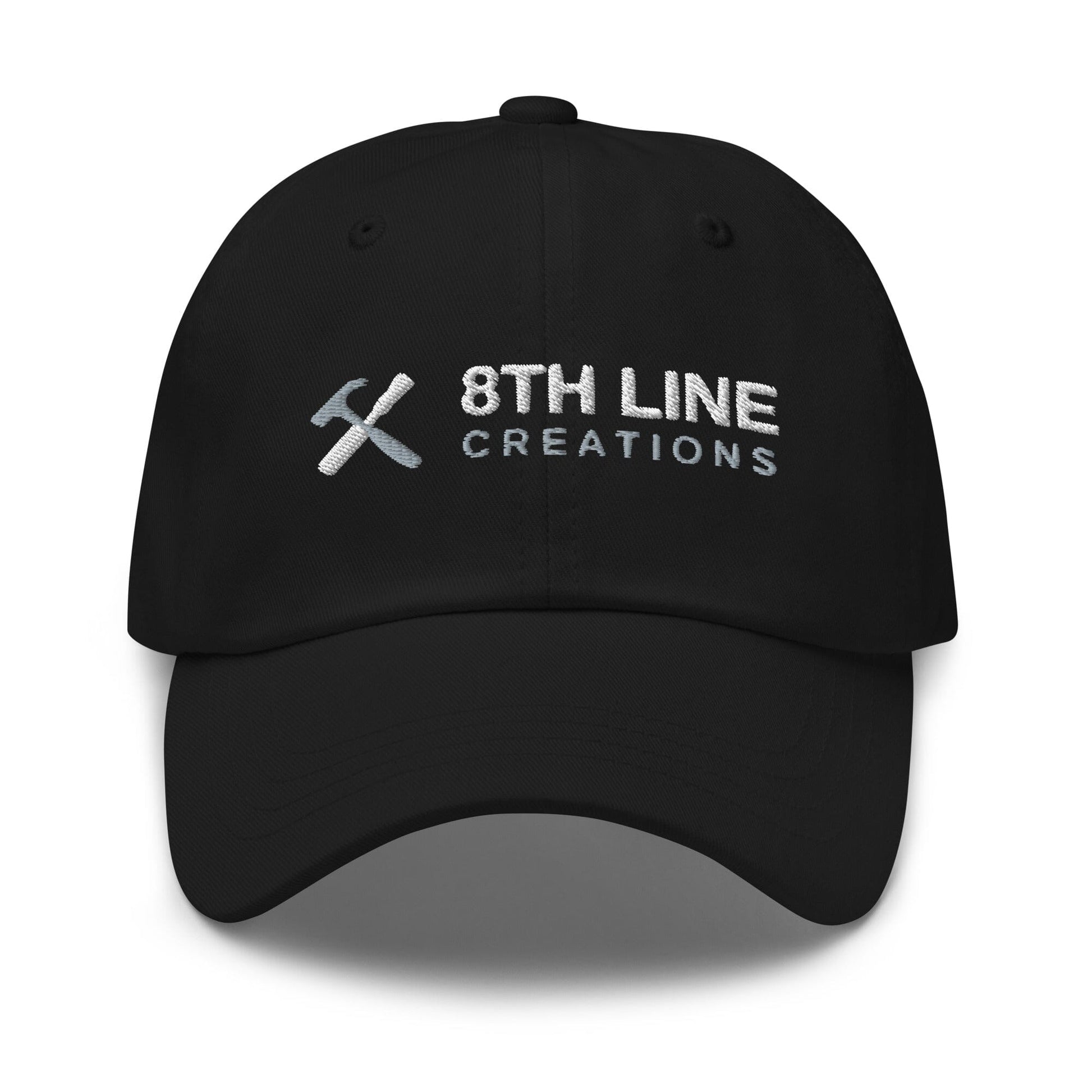 8th Line Dad hat 8th Line Creations Black 