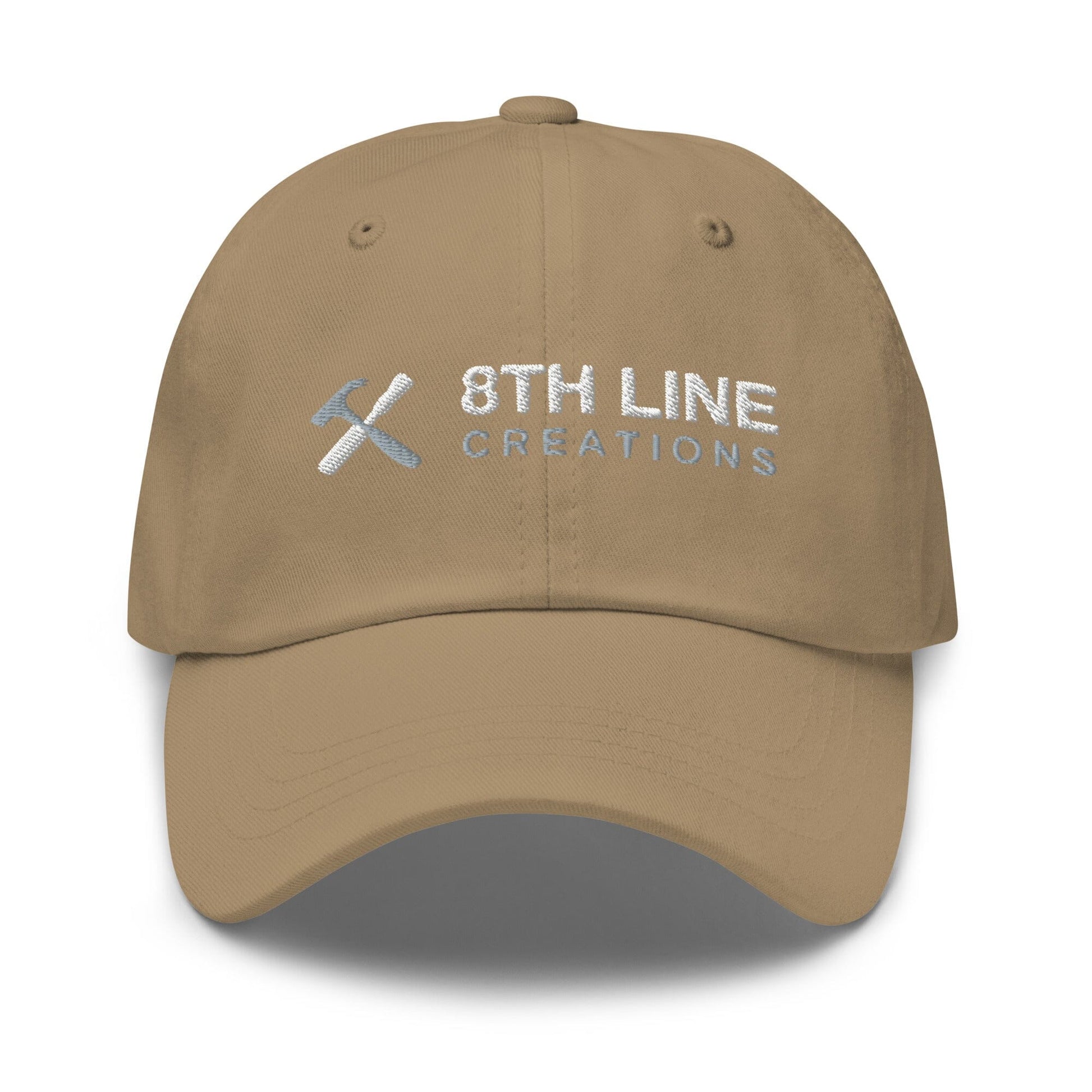 8th Line Dad hat 8th Line Creations Khaki 