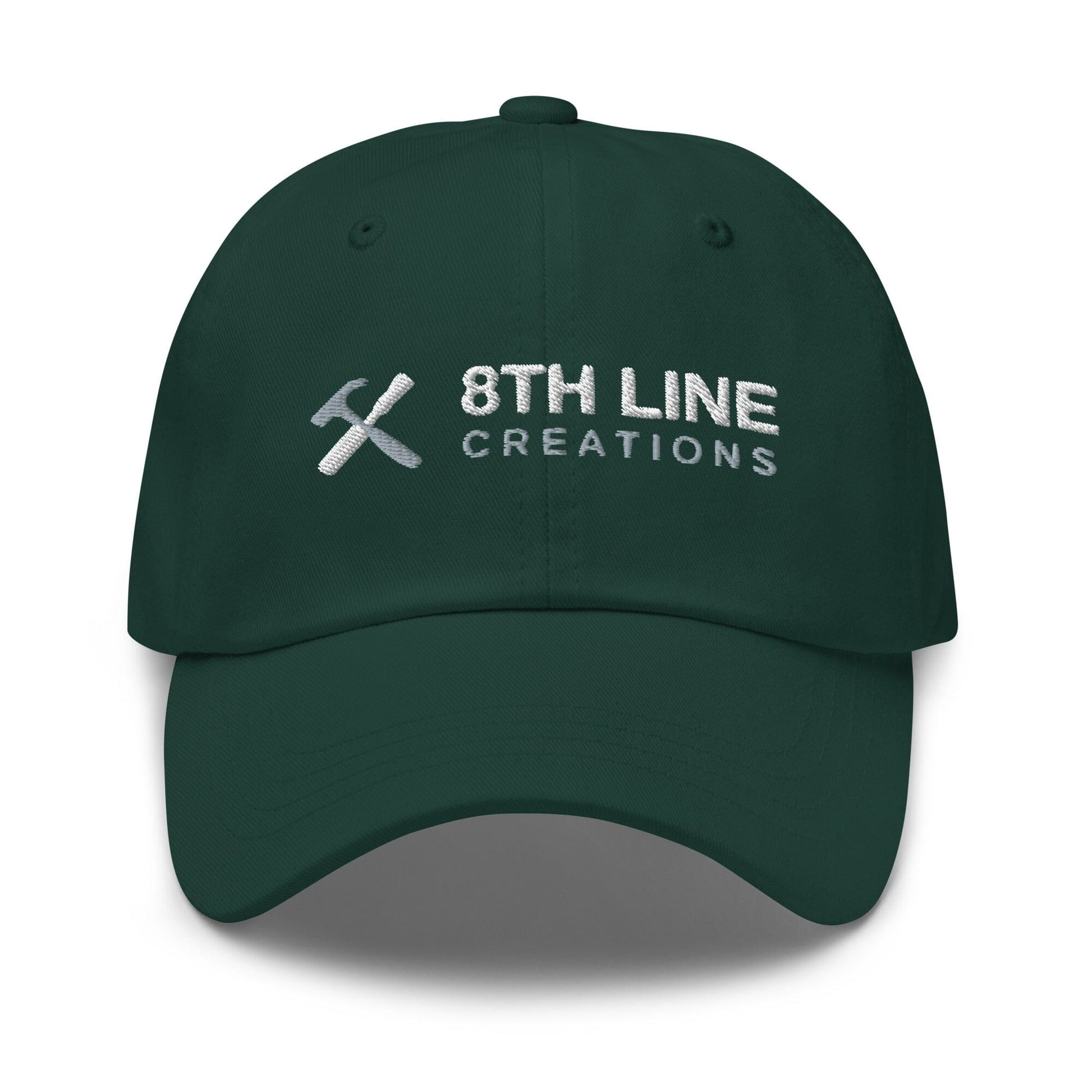 8th Line Dad hat 8th Line Creations Spruce 