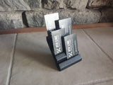 Business Card Display - Black - 4 Card Business Card Holders 8th Line Creations 