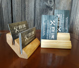 Business Card Display - set of 2 - Ash Business Card Stands 8th Line Creations 
