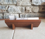 Business Card Holder - 12 Card - Smoked Poplar Business Card Holders 8th Line Creations 
