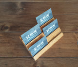 Business Card Holder - 8 Card - Cherry Business Card Stands 8th Line Creations 