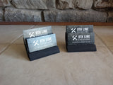 Business Card Stand - Black - Set of 2 Business Card Stands 8th Line Creations 