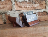 Business Card Stand Smoked - Ash - set of 2 Business Card Stands 8th Line Creations 