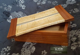 Figured Maple and Sapele Keepsake / Jewellery Box Keepsake Box / Jewellery Box 8th Line Creations 