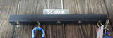 Handcrafted Wall Mounted Magnetic Key Holder - Black - 12" Magnetic Key Racks 8th Line Creations 