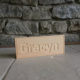 Kid's Sign - All Proceeds donated to Athens Food Bank Custom Carved Wood Signs 8th Line Creations 