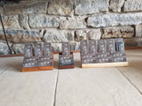Multiple Business Card Holder - 12 Card - Mahogany Business Card Holders 8th Line Creations 